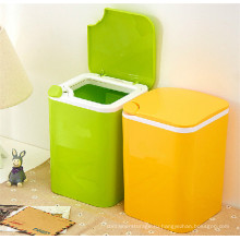 Мелкая бытовая использования в офисе толкать Пластиковые Корзины с различным цветом